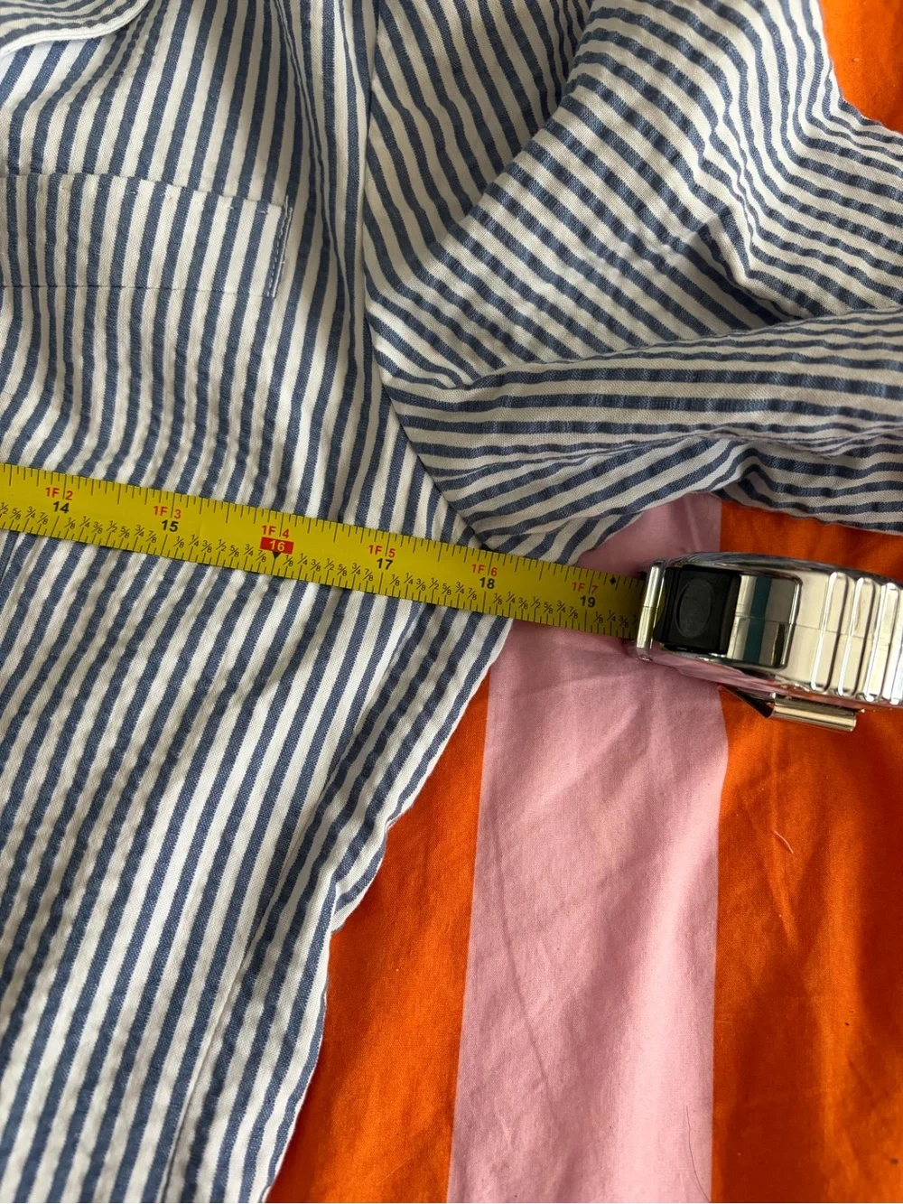 J. Crew Ludlow Seersucker Suit 36s pants 31x28